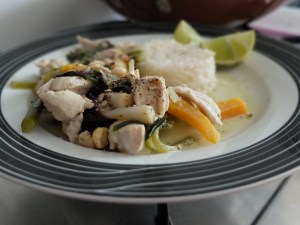 Thai Green Chicken Curry, 7 July 2014